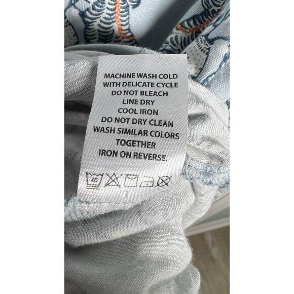 Spartina 449 Womens Large Modal Stretch Staffordshire Dogs Pajama Top - Picture 8 of 9